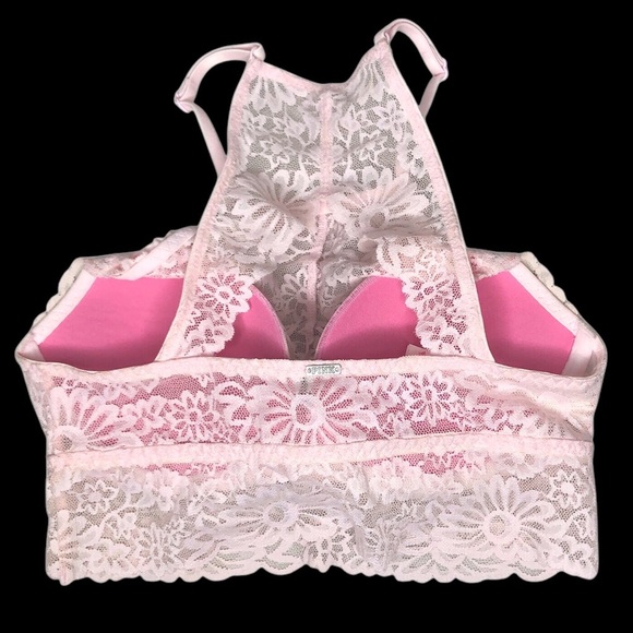 PINK Victoria’s Secret Push Up Padded High Neck Bralette Bra

Size: XS - Picture 4 of 8